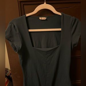 Free People Square Eyes Bodysuit